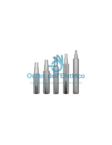 Tecnogas 00000011514 Kit 5 pz.punzone Expansor de tubo d 1/4 5/8